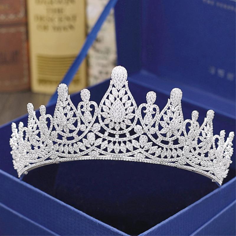 Hair Clips & Barrettes Micro Paved Full Cubic Zircon Tiara Zirconia Crown CZ Diadema Bridal Coroa Wedding Accessories Bijoux Cheveux WIGO132
Hair Clips & Barrettes Micro Paved Full Cubic Zircon Tiara Zirconia Crown CZ Diadema Bridal Coroa Wedding Accessories Bijoux Cheveux WIGO132