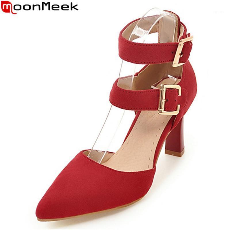 MoonMeek 2020 Big size 33-48 high heels shoes fashion buckle pointed toe women pumps summer shallow party wedding shoes1, Black
MoonMeek 2020 Big size 33-48 high heels shoes fashion buckle pointed toe women pumps summer shallow party wedding shoes1, Black