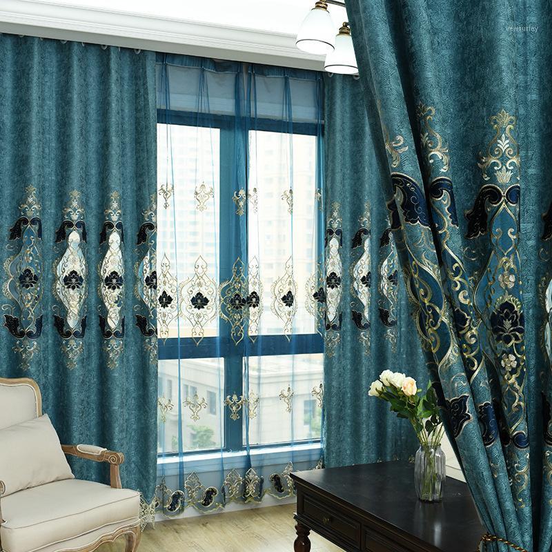 New Chenille Curtains for Bedroom Embroidery Curtains for Living Room European High Shade Embroidery Jacquard1, Tulle
New Chenille Curtains for Bedroom Embroidery Curtains for Living Room European High Shade Embroidery Jacquard1, Tulle