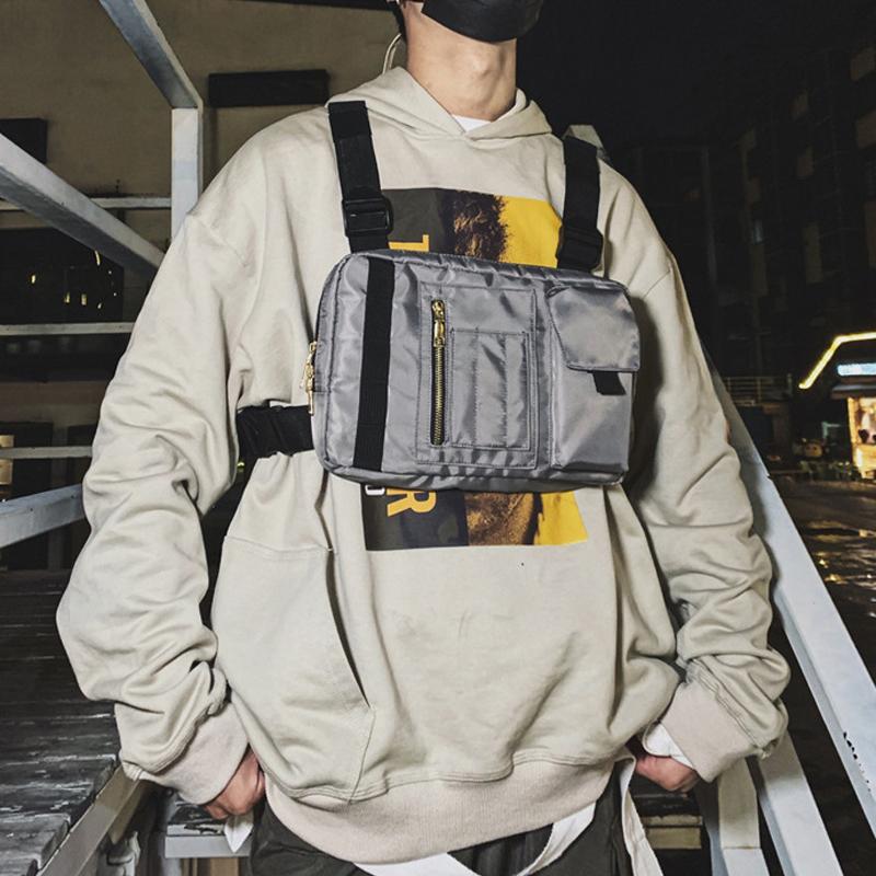 Multifunction Street Nylon Chest Bag For Women Streetwear Vest Bag Chest Utility Bags Women Three Pockets Large Space Rig, Black
Multifunction Street Nylon Chest Bag For Women Streetwear Vest Bag Chest Utility Bags Women Three Pockets Large Space Rig, Black