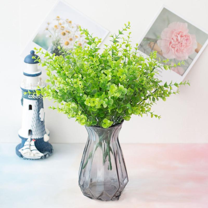 3Pcs/set 7 Fork Small Eucalyptus Artificial Plants Outdoor Green Grass Fake Plants Garden Decor Vines1, As pic
3Pcs/set 7 Fork Small Eucalyptus Artificial Plants Outdoor Green Grass Fake Plants Garden Decor Vines1, As pic