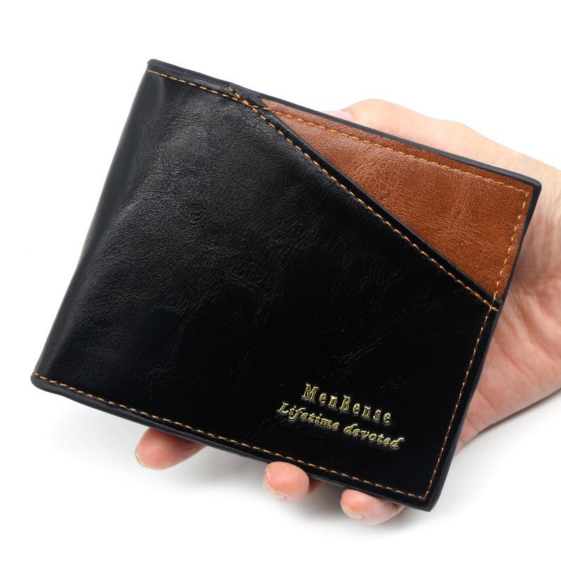 Men's Wallet Money Bag Solid Color Leather Business Short Wallet Famous Vintage Male Walltes Purse coin, Black
Men's Wallet Money Bag Solid Color Leather Business Short Wallet Famous Vintage Male Walltes Purse coin, Black