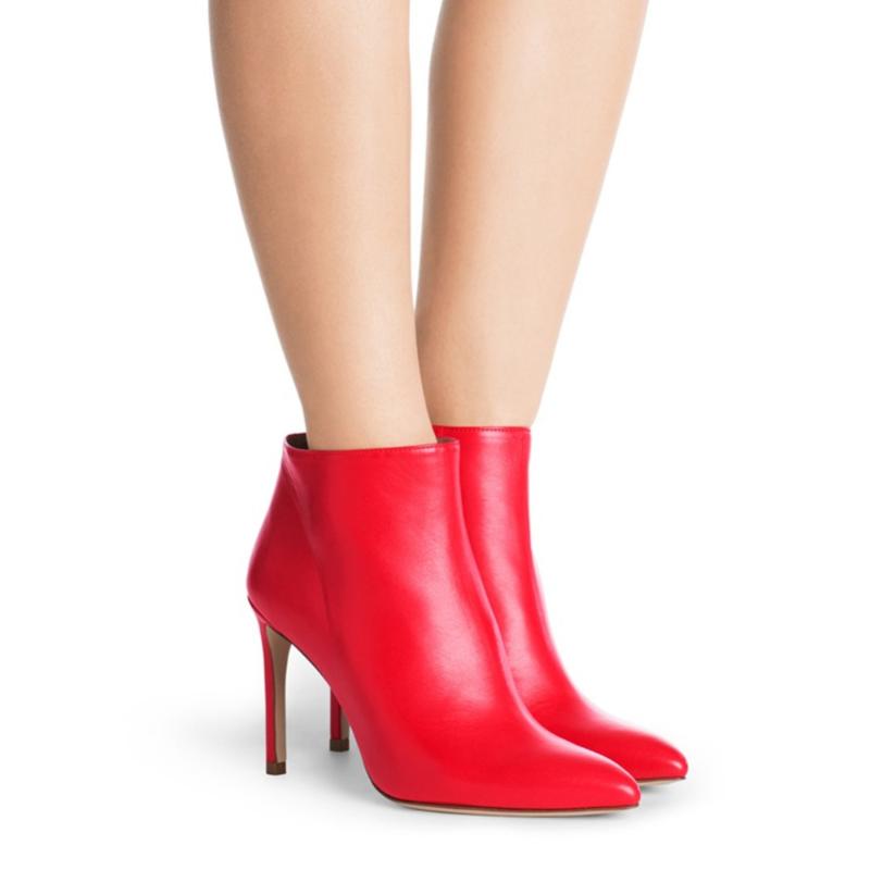Sexy Winter Ankle Boots Women High Heels Short Plush Pointed Toe Fashion Motorcycle Boots Plus Size 46, Red
Sexy Winter Ankle Boots Women High Heels Short Plush Pointed Toe Fashion Motorcycle Boots Plus Size 46, Red
