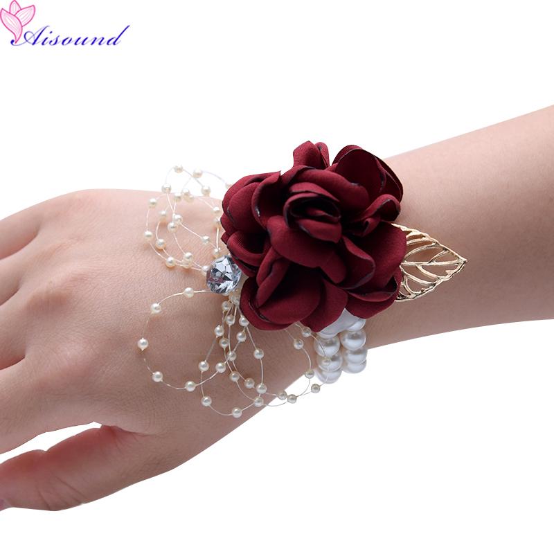Aisound Wedding Flower Corsage Artificial Rose Floral Bracelet For Prom Wedding Decor of Bride &Bridesmaid Silk Flowers 10PCS
Aisound Wedding Flower Corsage Artificial Rose Floral Bracelet For Prom Wedding Decor of Bride &Bridesmaid Silk Flowers 10PCS