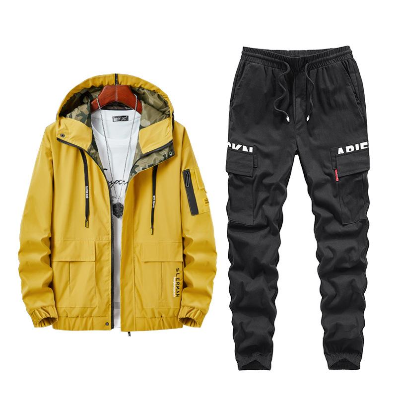 Running Sets Men's 2 Pieces Sportswear Suit Hoodies Sweatpants Set Spring Autumn Plus Size 9XL Hip Hop Jacket+ Pants Male Tracksuit, Yellow black set
Running Sets Men's 2 Pieces Sportswear Suit Hoodies Sweatpants Set Spring Autumn Plus Size 9XL Hip Hop Jacket+ Pants Male Tracksuit, Yellow black set