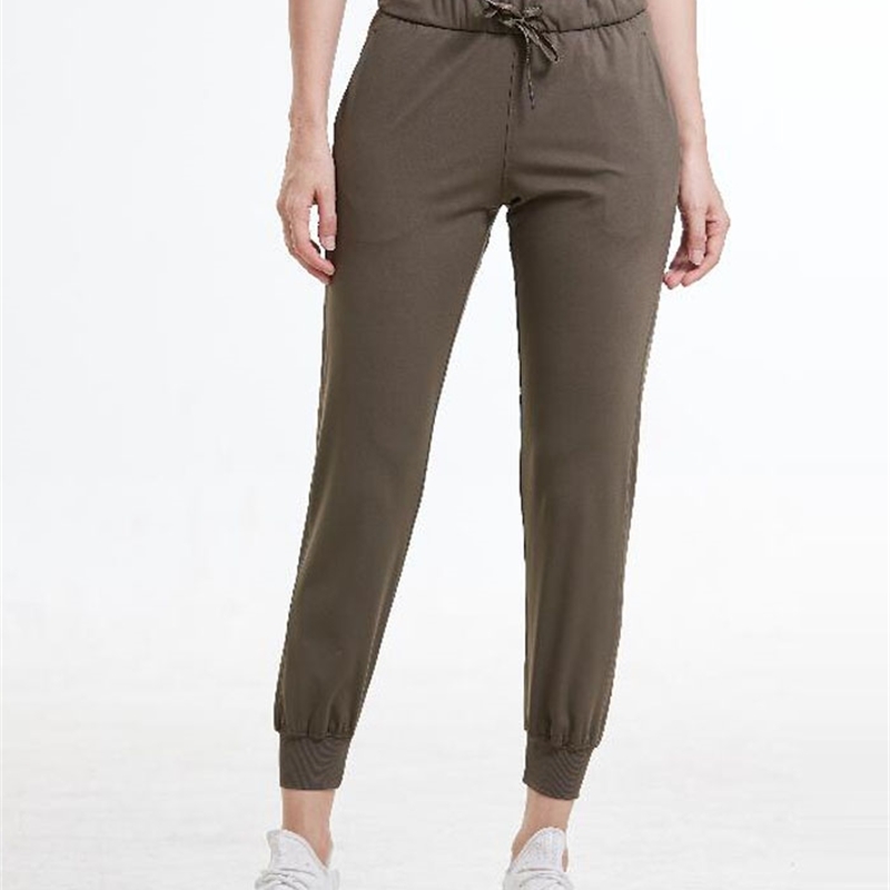 Women Stretch fabrics Loose Fit Sport Active skinny Leggings with two side pockets Ankle-Length Pants 201109