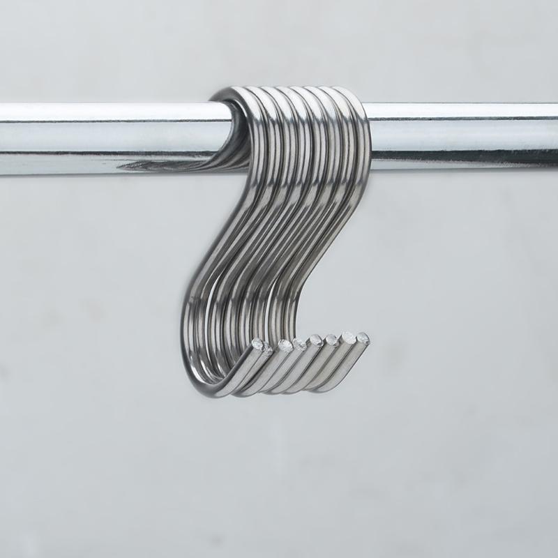10Pcs S Shaped Hanging Hooks Stainless Steel for Kitchen Bathroom Bedroom Kitchen Hanger Organizer Wall Hook Multi-Purpose Hooks
10Pcs S Shaped Hanging Hooks Stainless Steel for Kitchen Bathroom Bedroom Kitchen Hanger Organizer Wall Hook Multi-Purpose Hooks