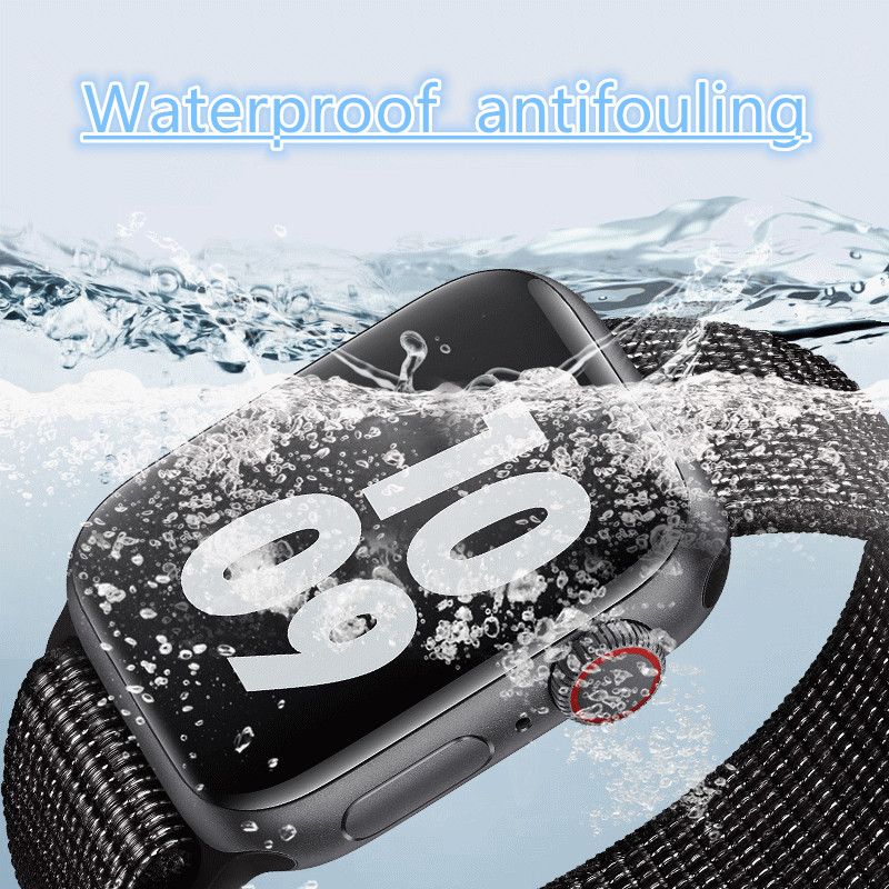 Screen Protector Film for Watch 45mm 41mm 42mm 38mm 40MM 44MM Clear Full Protective soft Glass iWatch Series 7 SE 6 56752754919926