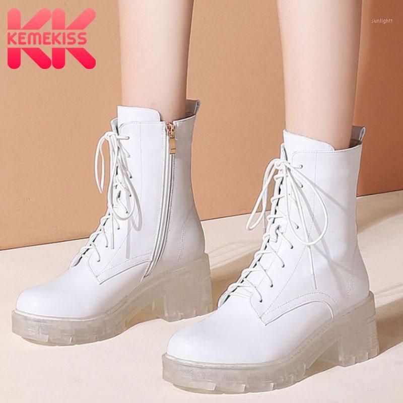 KemeKiss Women Ankle Boots Genuine Leather Thick Bottom Zipper Woman Shoes Winter Autumn Woman Shoes Footwear Size 34-401, White 2
KemeKiss Women Ankle Boots Genuine Leather Thick Bottom Zipper Woman Shoes Winter Autumn Woman Shoes Footwear Size 34-401, White 2