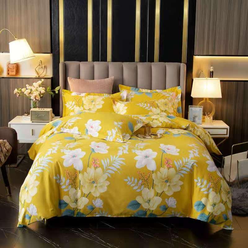 Pastoral Small Floral Bed Linens Set 100% Cotton Soft Comfortable Bedclothes Guest Room Adults US Bedding Duvet Cover Set, Yin xiang
Pastoral Small Floral Bed Linens Set 100% Cotton Soft Comfortable Bedclothes Guest Room Adults US Bedding Duvet Cover Set, Yin xiang