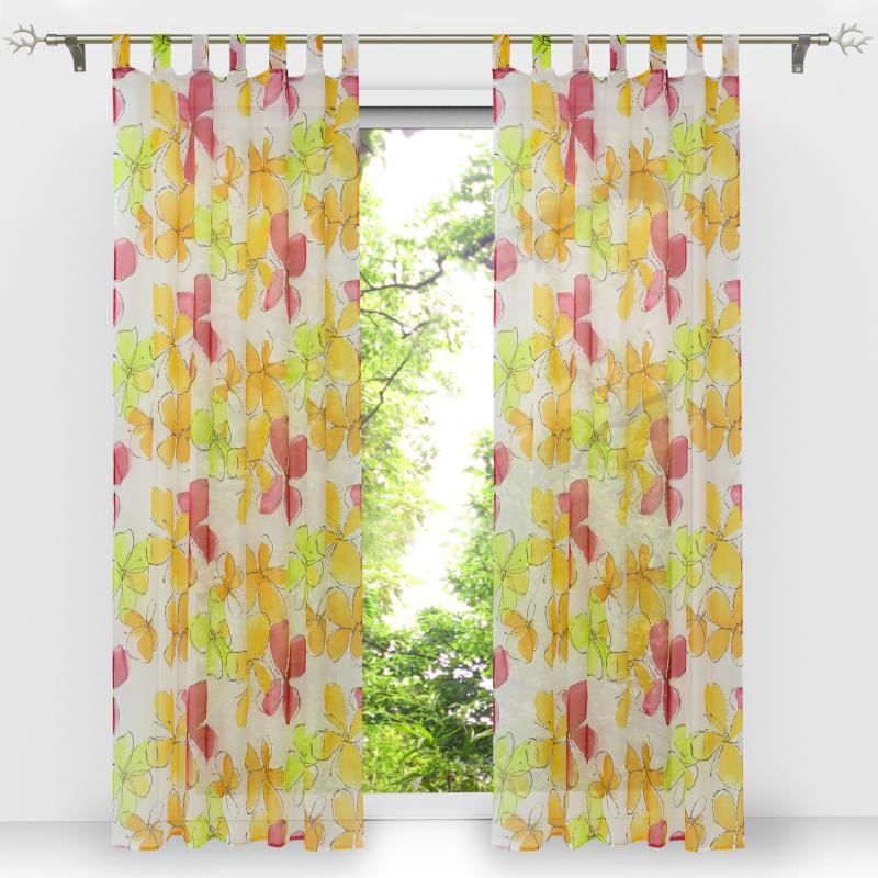 Europe Floral Sheer Voile Curtains Eyelet Transparent Curtain Drapes Tap Top Pull Pleated Living Room Kitchen Window Treatment
Europe Floral Sheer Voile Curtains Eyelet Transparent Curtain Drapes Tap Top Pull Pleated Living Room Kitchen Window Treatment