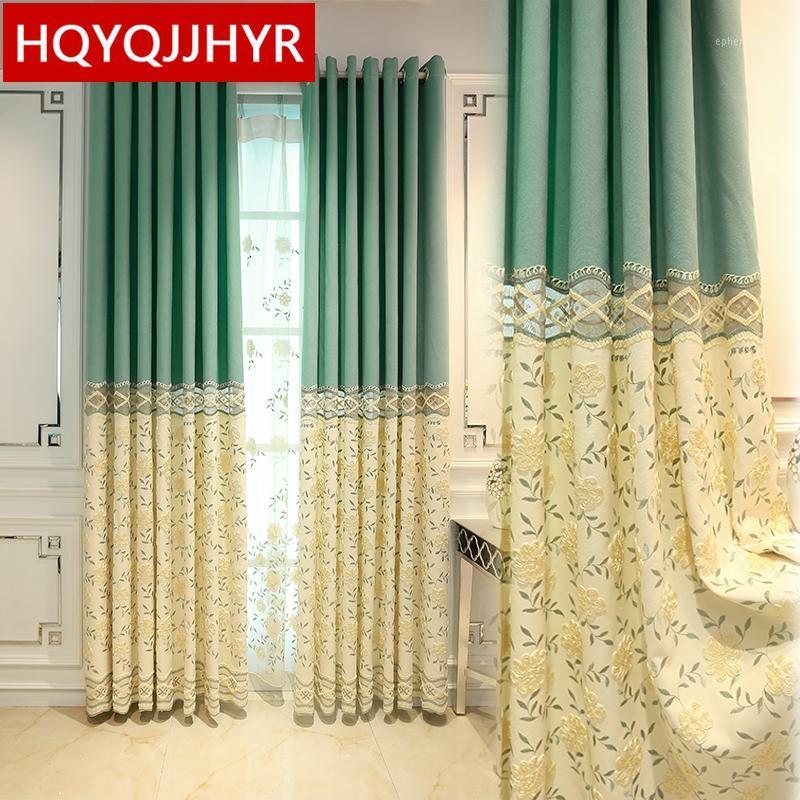 HQYQJJHYR Modern Pastoral High Quality Villa Embroidered Blackout Curtains For Bedroom Living Room Window Girl Room Curtains1, Tulle
HQYQJJHYR Modern Pastoral High Quality Villa Embroidered Blackout Curtains For Bedroom Living Room Window Girl Room Curtains1, Tulle