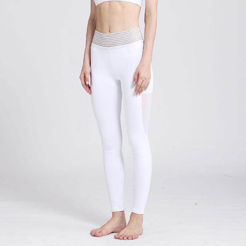 ESHINES High Waist Sport Leggings With Side Pocket White Mesh Yoga Pants Solid Training Pant Women Black Fitness Tights Dropship 
ESHINES High Waist Sport Leggings With Side Pocket White Mesh Yoga Pants Solid Training Pant Women Black Fitness Tights Dropship