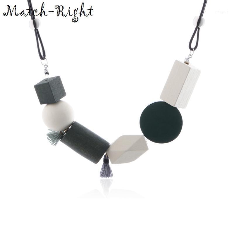 Chokers Match-Right Women Necklace Statement Necklaces & Pendants Geometric Wood Beads For Jewelry MX0181
Chokers Match-Right Women Necklace Statement Necklaces & Pendants Geometric Wood Beads For Jewelry MX0181