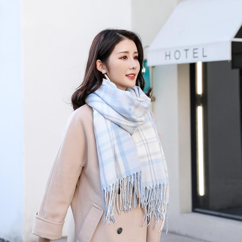 Scarves Women Cashmere Scarf Matching Knitted Warm Plaid Shawl Thickened Long Blanket Winter
Scarves Women Cashmere Scarf Matching Knitted Warm Plaid Shawl Thickened Long Blanket Winter
