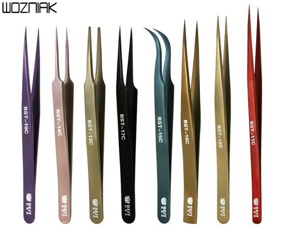 BEST Colorful Stainless Steel Custom Personalized Tweezers Specialty Tipless Magnetic Tweezers Paint Color Maintenance
BEST Colorful Stainless Steel Custom Personalized Tweezers Specialty Tipless Magnetic Tweezers Paint Color Maintenance