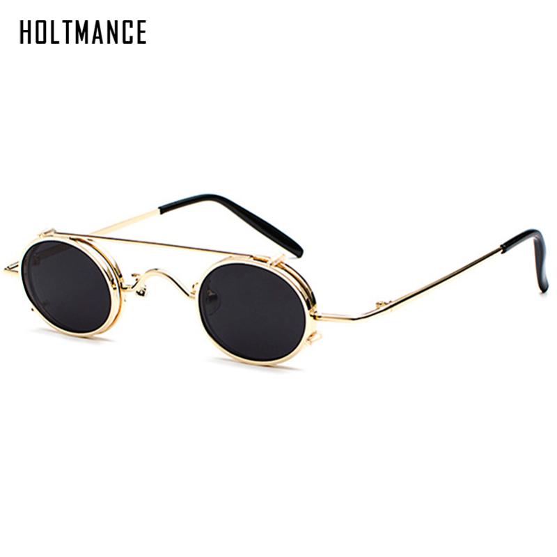 Retro Small Round Steampunk Sunglasses Women Men Vintage Metal Punk Clip on Sun Glasses Punk Removable Lens Male Eyewear
Retro Small Round Steampunk Sunglasses Women Men Vintage Metal Punk Clip on Sun Glasses Punk Removable Lens Male Eyewear