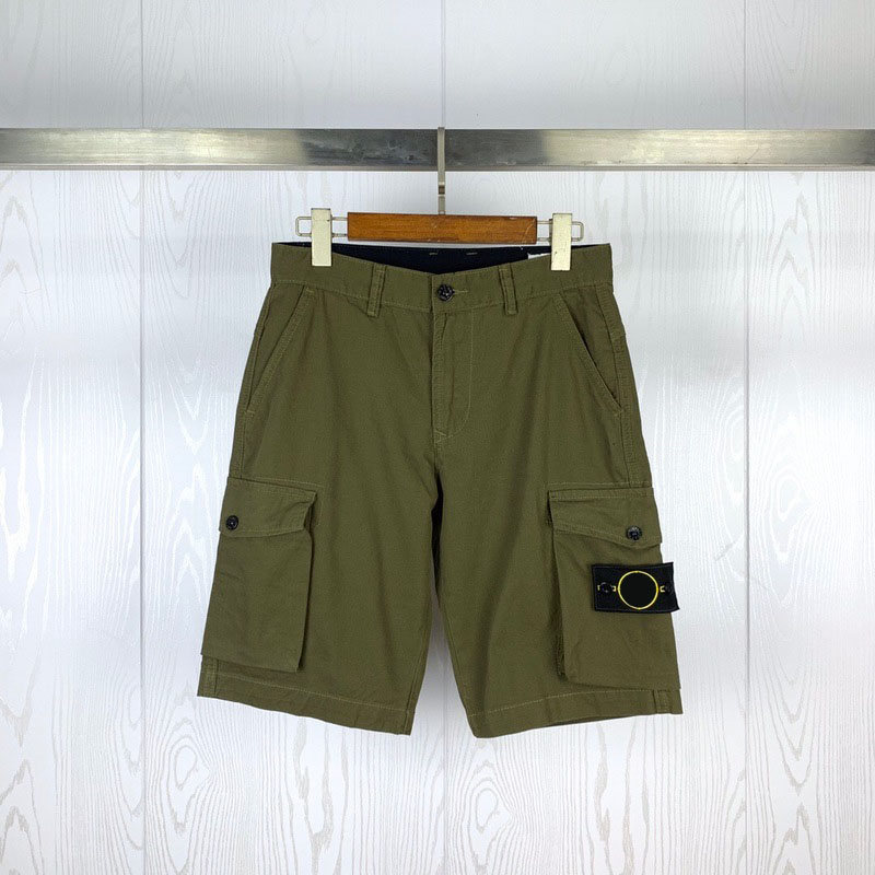 22SS STONE Spring Summer Cargo Shorts Men Women Military Style Cotton Men Multi Pocket Casual Compass Badge Embroidery 042503
22SS STONE Spring Summer Cargo Shorts Men Women Military Style Cotton Men Multi Pocket Casual Compass Badge Embroidery 042503