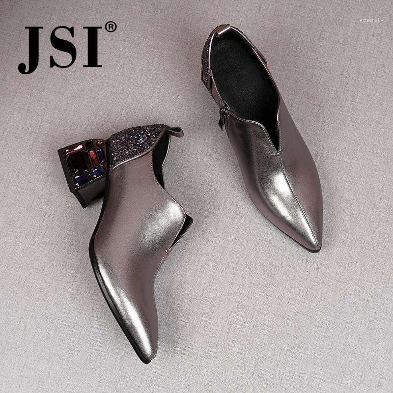 JSI Fashion Women Pumps New Elegant Pointed Toe Square Heel High Crystal Bling Decoration Casual Shoes Cow Leather Pumps JO4381, Black
JSI Fashion Women Pumps New Elegant Pointed Toe Square Heel High Crystal Bling Decoration Casual Shoes Cow Leather Pumps JO4381, Black