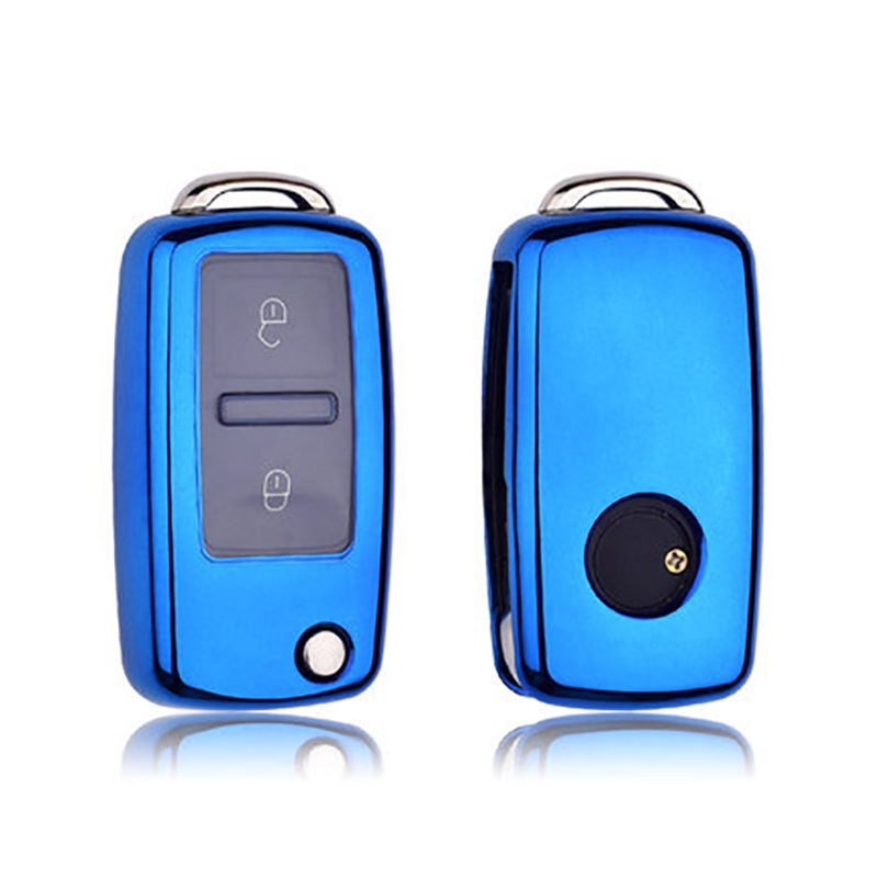Soft TPU Car Key Remote Protect Full Case For Passat Golf Jetta Bora Polo Sagitar Tiguan Auto Keys Cover Shell