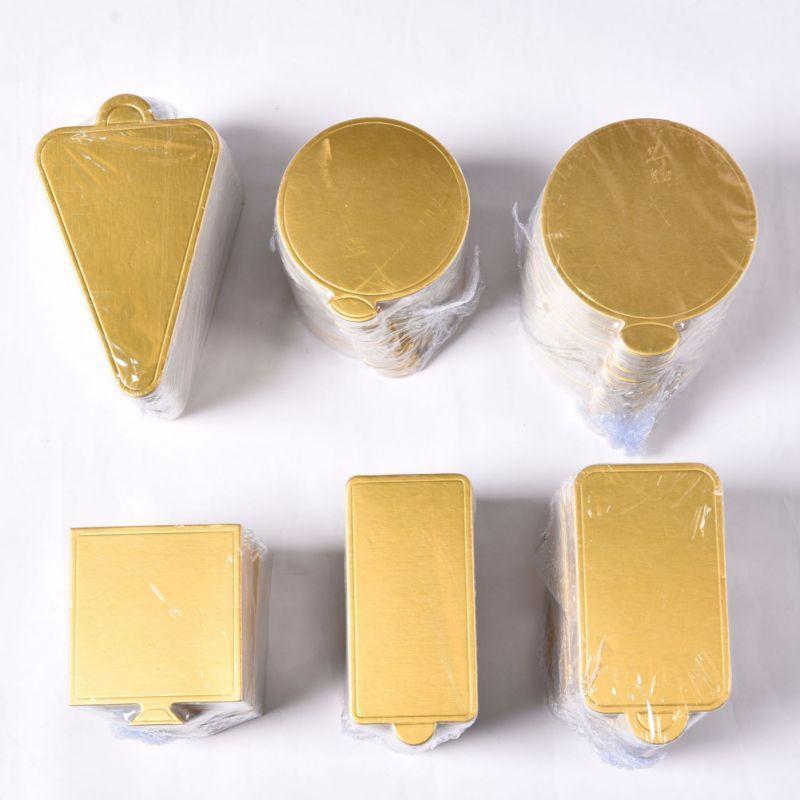 100 Pieces/set Of Gold Mousse Bottom Foam Cake Bottom Plate Cardboard Multi-shape Dessert Tray Christmas Cake Decoration Tool #1
100 Pieces/set Of Gold Mousse Bottom Foam Cake Bottom Plate Cardboard Multi-shape Dessert Tray Christmas Cake Decoration Tool #1