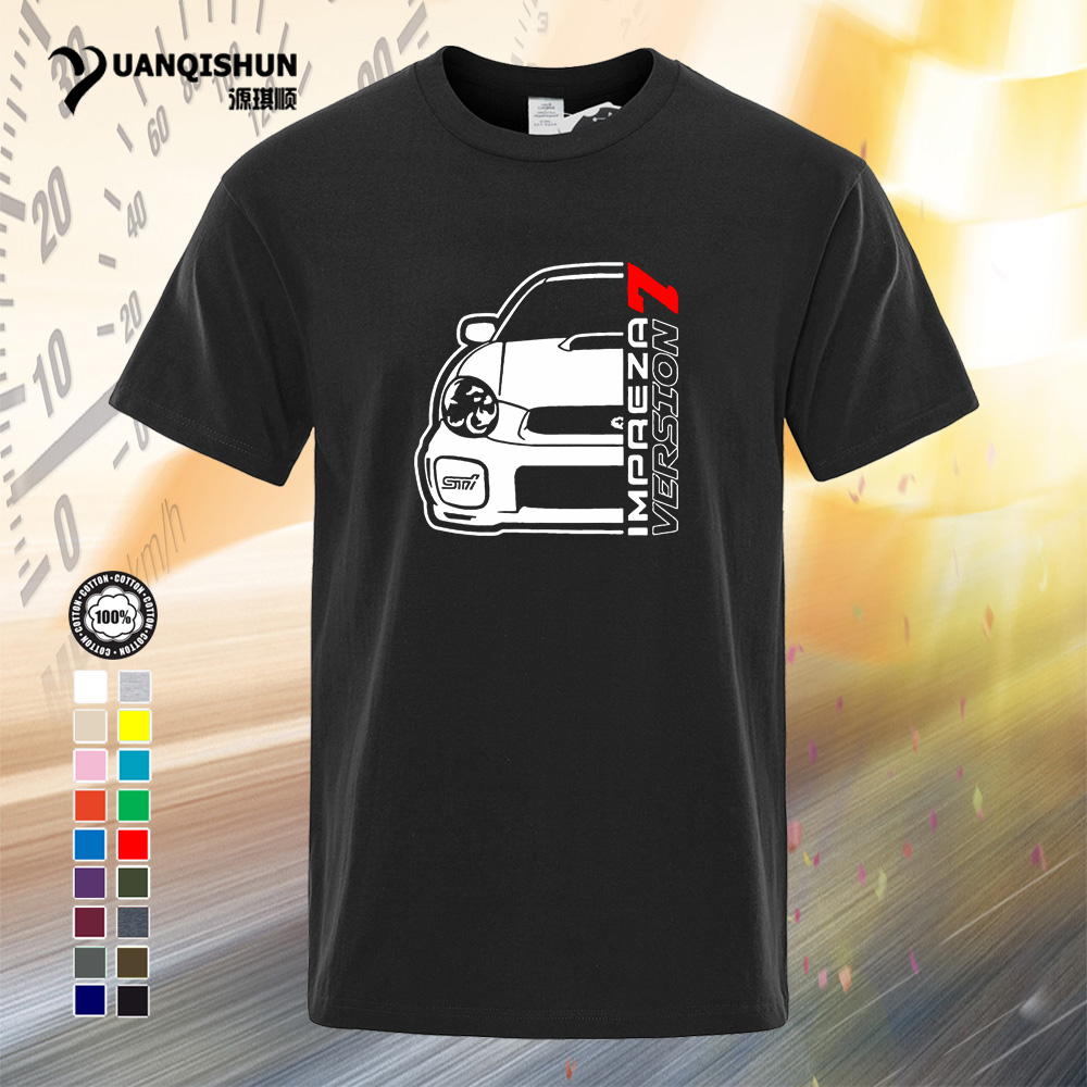 YUANQISHUN Boutique Tee Shirt Fashion Summer Tshirt Classic Japanese car fans Impreza Version 7 T-Shirt Unisex 17 Colors 100% Cotton short sleeves 0181-W, Black
YUANQISHUN Boutique Tee Shirt Fashion Summer Tshirt Classic Japanese car fans Impreza Version 7 T-Shirt Unisex 17 Colors 100% Cotton short sleeves 0181-W, Black