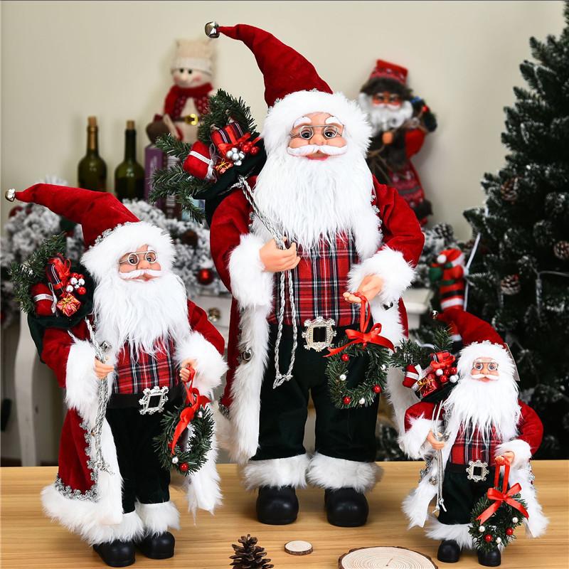 New Big Santa Claus Doll Merry Christmas Decorations for Home Children's New Year Toy Gift Navidad Natal Decor Party Supplies
New Big Santa Claus Doll Merry Christmas Decorations for Home Children's New Year Toy Gift Navidad Natal Decor Party Supplies