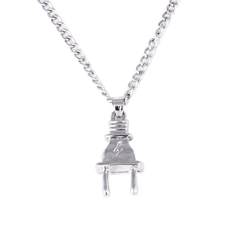 Jewelry Luxury Necklace Power Plug Pendant Hip Hop Cuban Necklace Chain For Women Chains For Jewelry Making
Jewelry Luxury Necklace Power Plug Pendant Hip Hop Cuban Necklace Chain For Women Chains For Jewelry Making
