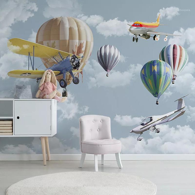 Custom 3D Photo Wallpaper Cartoon Airplane Balloon Children Room Bedroom Kindergarten Wall Poster Decor Mural Papel De Parede1, As pic
Custom 3D Photo Wallpaper Cartoon Airplane Balloon Children Room Bedroom Kindergarten Wall Poster Decor Mural Papel De Parede1, As pic