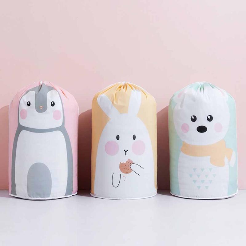 Storage Bag Pocket New PEVA Cylindrical Waterproof Draw Household Print Quilt Pouch Clothing Finishing Dust Bag Organizer #45
Storage Bag Pocket New PEVA Cylindrical Waterproof Draw Household Print Quilt Pouch Clothing Finishing Dust Bag Organizer #45