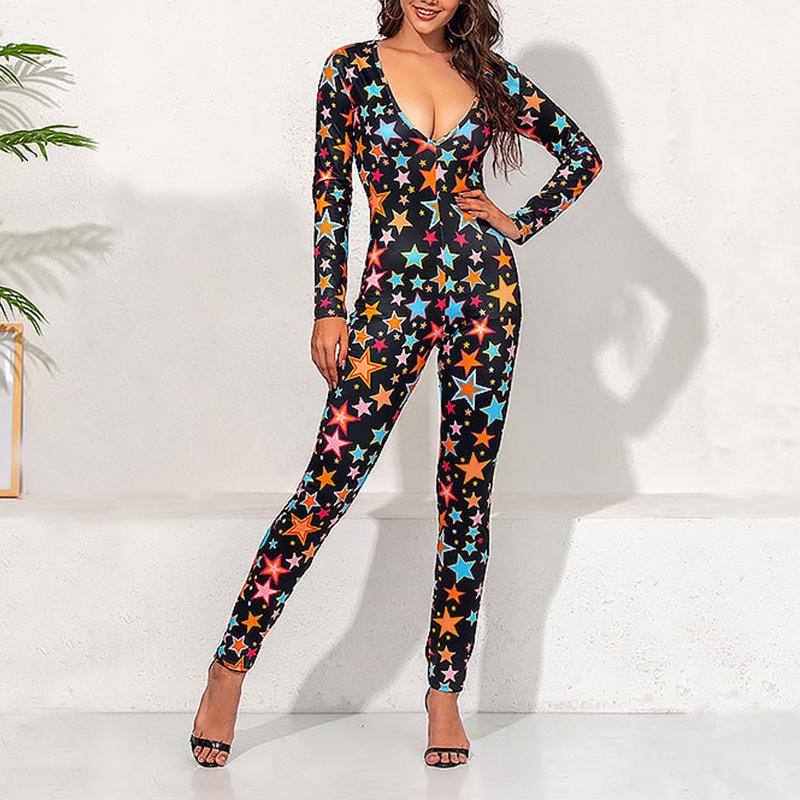 Star Pattern Print Sexy Christmas Jumpsuits Rompers Autumn Women Clothes Fashion Playsuit Deep V Neck Long Sleeve Femme Jumpsuit, Star print jumpsuit
Star Pattern Print Sexy Christmas Jumpsuits Rompers Autumn Women Clothes Fashion Playsuit Deep V Neck Long Sleeve Femme Jumpsuit, Star print jumpsuit