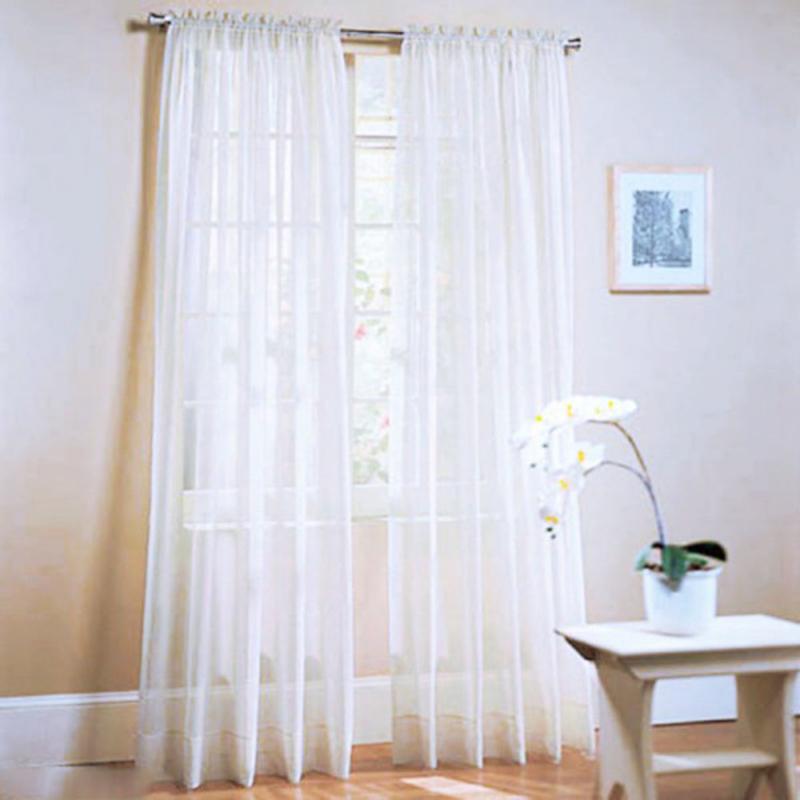 New Hot Voile100x200cm Window Door Curtain Panel Drape Tulle Room Balcony Divider White for Living Room Home Decor, As pic
New Hot Voile100x200cm Window Door Curtain Panel Drape Tulle Room Balcony Divider White for Living Room Home Decor, As pic