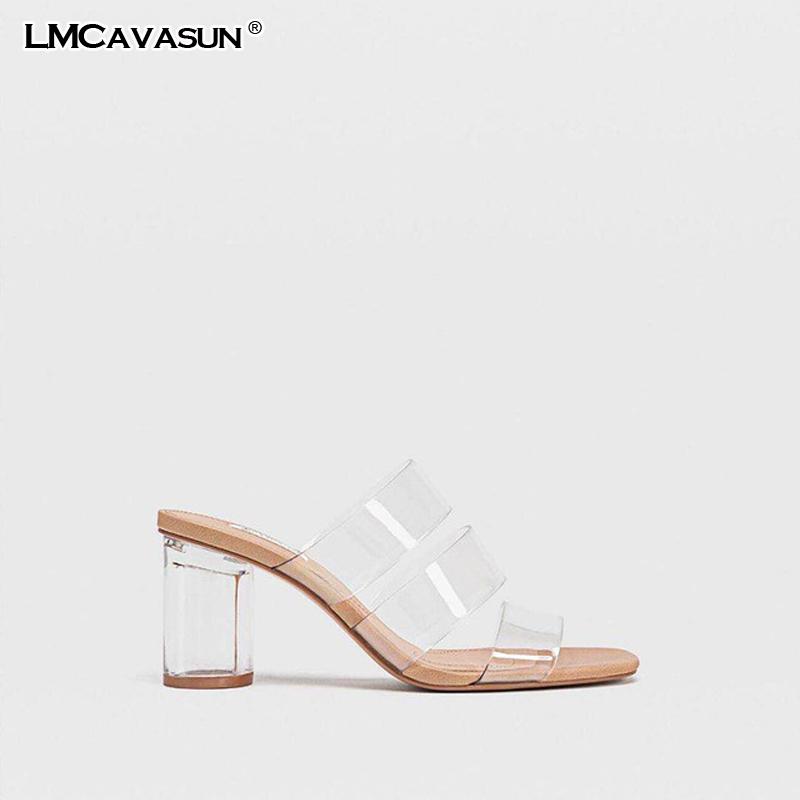 LMCAVASUN Women's Acrylic Crystal high Thick heel Slide sandalsSummer 2021 New Transparent PVC Women Slippers, Beige
LMCAVASUN Women's Acrylic Crystal high Thick heel Slide sandalsSummer 2021 New Transparent PVC Women Slippers, Beige