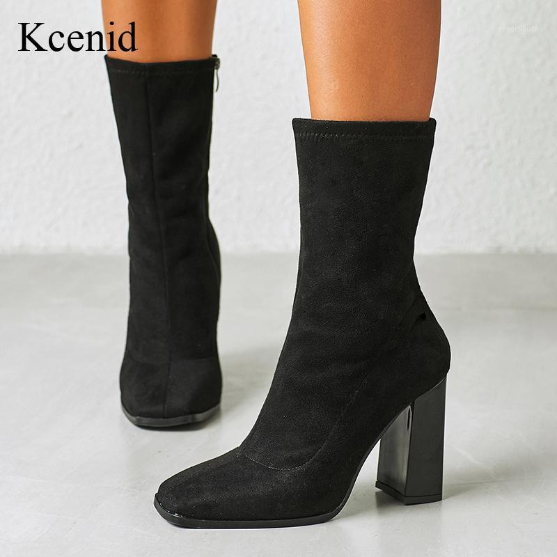 Kcenid Autumn winter fashion women ankle boots thick heels shoes female newest square toe ladies shoes 2020 boot woman size 421, Black flock
Kcenid Autumn winter fashion women ankle boots thick heels shoes female newest square toe ladies shoes 2020 boot woman size 421, Black flock