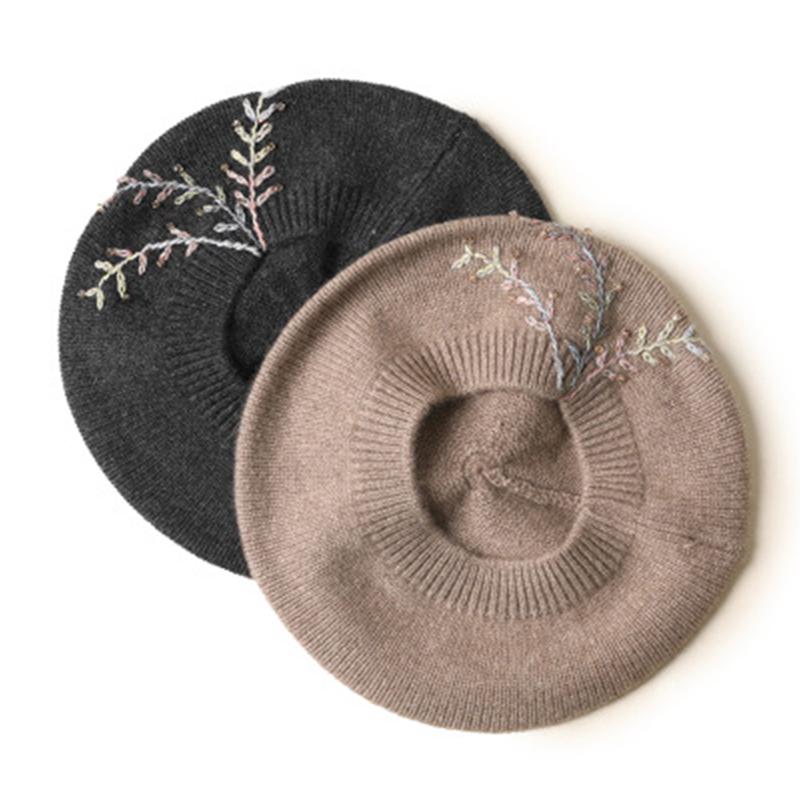 Fimtairah 100 cashmere knitted hats Women beret 2020 Autumn and winter new wild warm embroidered factory Lady gifts
Fimtairah 100 cashmere knitted hats Women beret 2020 Autumn and winter new wild warm embroidered factory Lady gifts