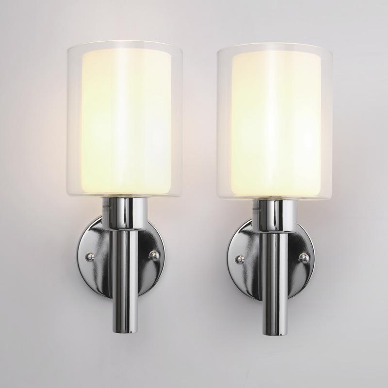 Nordic modern minimalist glass E27 wall light Black/White bedroom bedside wall lamp living room restaurant corridor Lamp
Nordic modern minimalist glass E27 wall light Black/White bedroom bedside wall lamp living room restaurant corridor Lamp