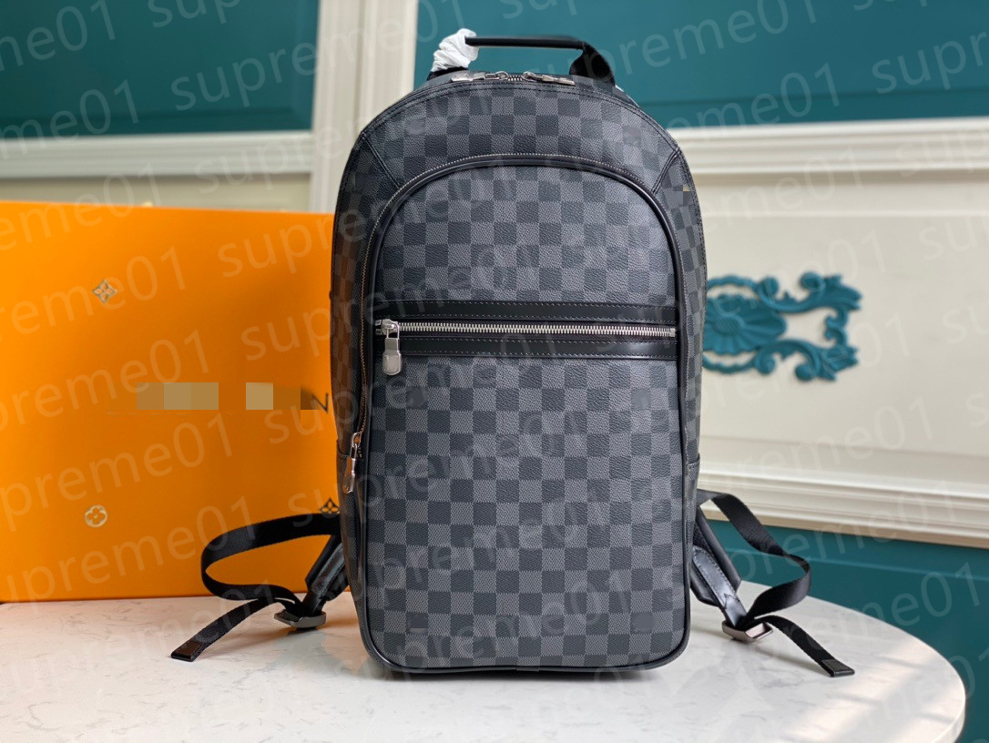 Designer Backpack Style Men Leather MICHAEL Backpack Fashion Shoulder Bag Women Travel School Bags Man Crossbody Handbags N58024, Black
Designer Backpack Style Men Leather MICHAEL Backpack Fashion Shoulder Bag Women Travel School Bags Man Crossbody Handbags N58024, Black