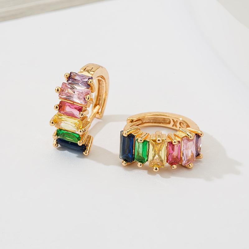 Multicolor Small Crystal Circle Hoop Earrings for Women Fashion Gold Color Round CZ Wedding Statement Huggie Earrings Jewelry
Multicolor Small Crystal Circle Hoop Earrings for Women Fashion Gold Color Round CZ Wedding Statement Huggie Earrings Jewelry