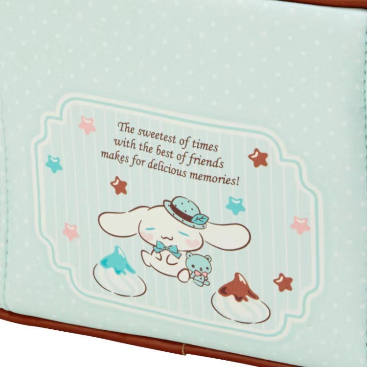 Cute Cartoon Cinnamoroll Chocolate Blue Makeup Bag PU Leather Cosmetic Box Travel Organizer Beauty Case Storage Toiletry Bags Y200714