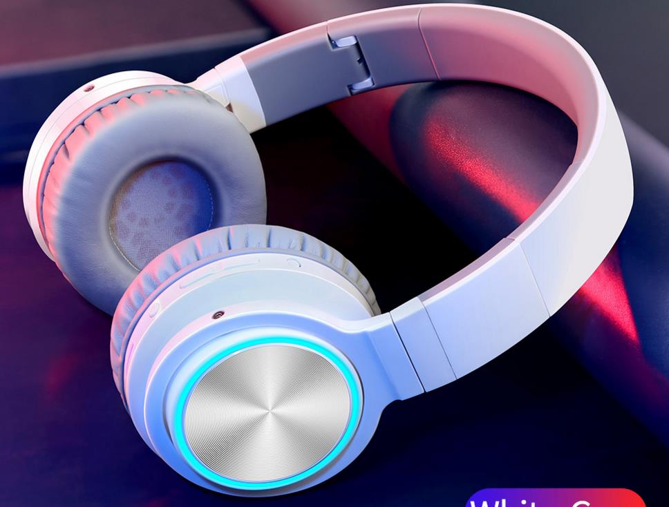 B12 Bluetooth Headphones Over Ear with Mic 36H Playtime SNR Sensitivity 108dB,Distortion Degree 3%,Hi-Fi Stereo Bluetooth 5.0 Supoort TF Car