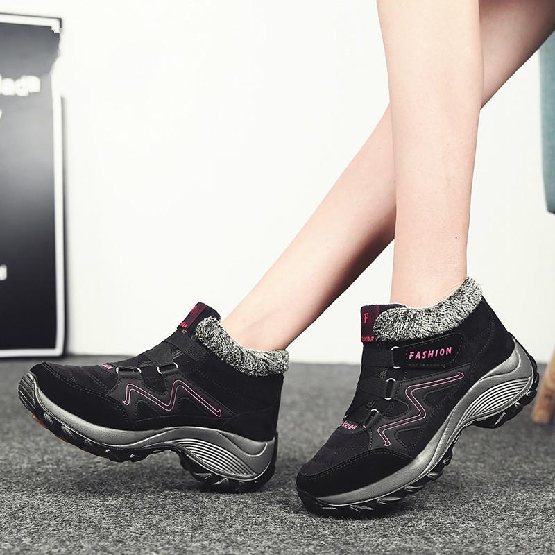 Winter Women Snow Boots Shoes Round Toe Height Increasing Ankle Boots Shoes Ladies Flat Warm Push Lace-Up Snow, Bordeaux
Winter Women Snow Boots Shoes Round Toe Height Increasing Ankle Boots Shoes Ladies Flat Warm Push Lace-Up Snow, Bordeaux