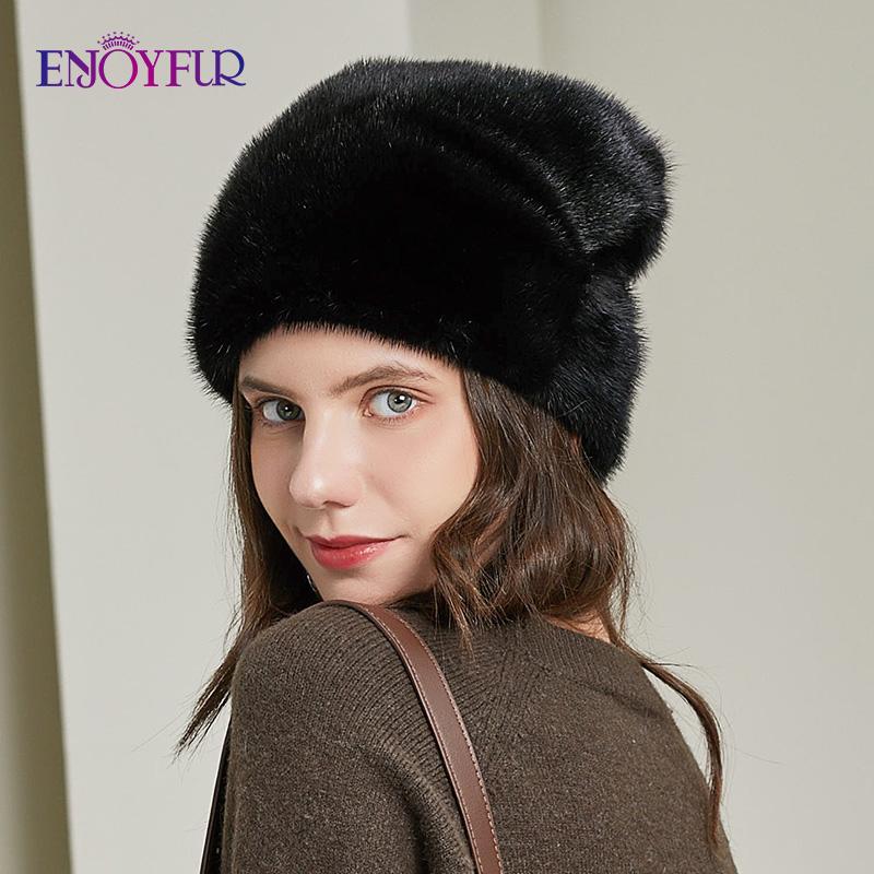 ENJOYFUR Natural Whole Mink Hats Winter Women Fashion Bead Warm Layer Fur Earflap Bonnets Casual Brand Russia Female Ski Beanie, M01
ENJOYFUR Natural Whole Mink Hats Winter Women Fashion Bead Warm Layer Fur Earflap Bonnets Casual Brand Russia Female Ski Beanie, M01