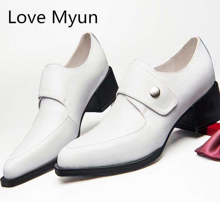 New Pointed Toe Genuine Leather Dress Men Shoes 5cm High heels Business Leisure Height Increase Oxford Shoes Small Size 36-441, White
New Pointed Toe Genuine Leather Dress Men Shoes 5cm High heels Business Leisure Height Increase Oxford Shoes Small Size 36-441, White
