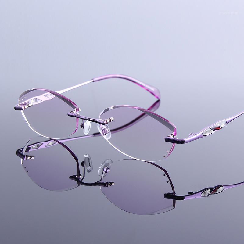 Fashion Women Rhinestone Rimless Reading Glasses Purple Readers Presbyopic Eye Glasses Anti-reflective Coating gafas de mujer1
Fashion Women Rhinestone Rimless Reading Glasses Purple Readers Presbyopic Eye Glasses Anti-reflective Coating gafas de mujer1