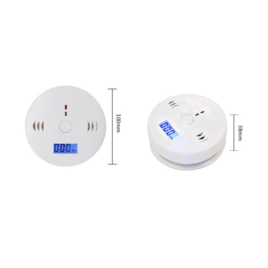 CO Carbon Monoxide Tester Analyzers Alarm Warning Sensor Detector Gas Fire Poisoning Detectors LCD Display Security Surveillance H7571581