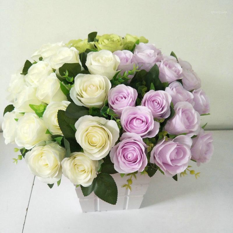 18 Heads Artificial Rose Bridal Flower Fake Colorful Party Elegant Floral Silk Ornament Home Decor Garden Wedding Bouquet DIY1, Yypa0048-4
18 Heads Artificial Rose Bridal Flower Fake Colorful Party Elegant Floral Silk Ornament Home Decor Garden Wedding Bouquet DIY1, Yypa0048-4