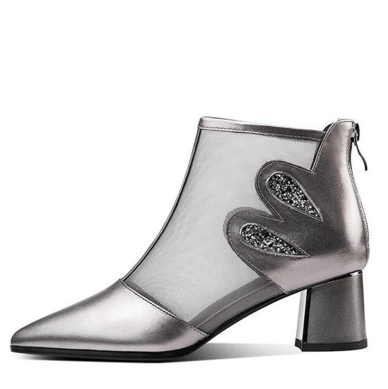 2020 summer new pointed net boots fashion hollow thick heels women shoes summer rhinestone sandals women's sandals, As pic 
2020 summer new pointed net boots fashion hollow thick heels women shoes summer rhinestone sandals women's sandals, As pic