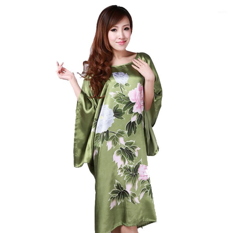 Women's Sleepwear Green Summer Chinese Women's Nightgown Silk Rayon Bath Robe Dress Kimono Gown Peony 0307121, Black;red
Women's Sleepwear Green Summer Chinese Women's Nightgown Silk Rayon Bath Robe Dress Kimono Gown Peony 0307121, Black;red