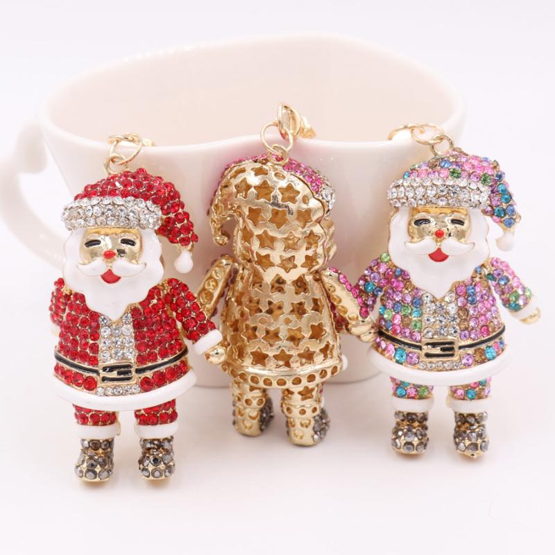 Fashion Jewelry Keychain Christmas Series Jewelry Pendant Gift Alloy Paint Rhinestone Crafts
Fashion Jewelry Keychain Christmas Series Jewelry Pendant Gift Alloy Paint Rhinestone Crafts
