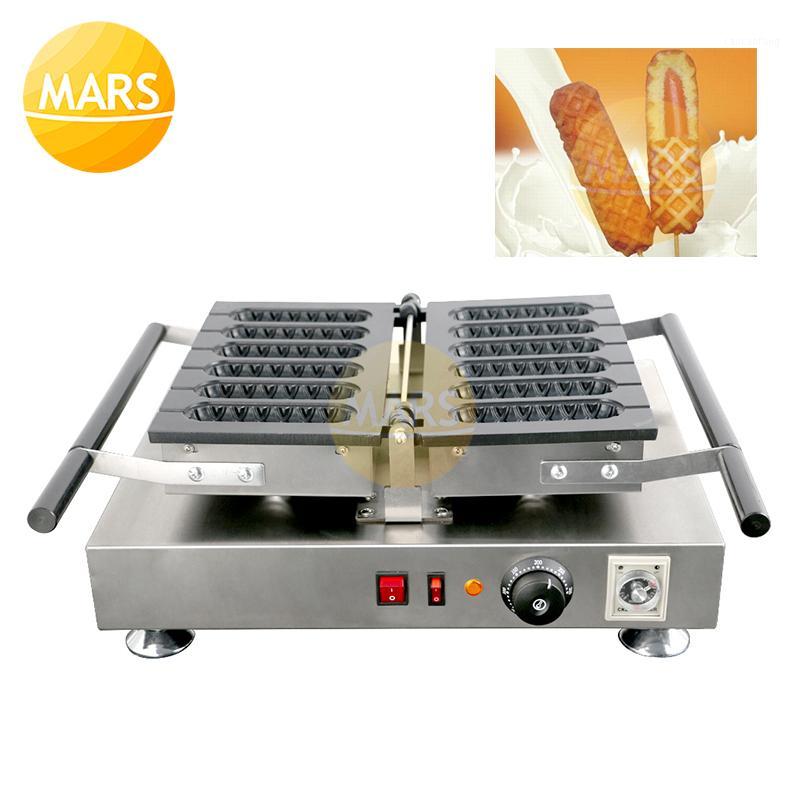 

Commercial Rotary Hot Dog Waffle Maker Non-stick Coating Crispy Corn French Muffin Sausage Baking Machine Baker Snack Iron1